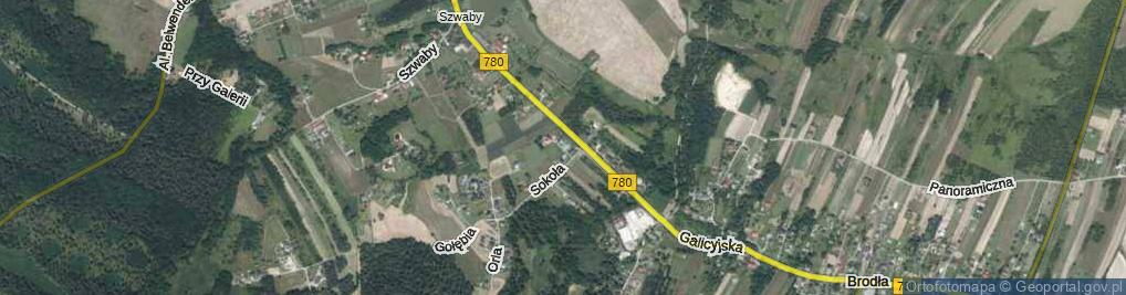 Zdjęcie satelitarne Storczykowa ul.